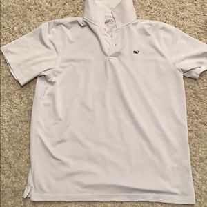 Vineyard vines youth performance white polo
